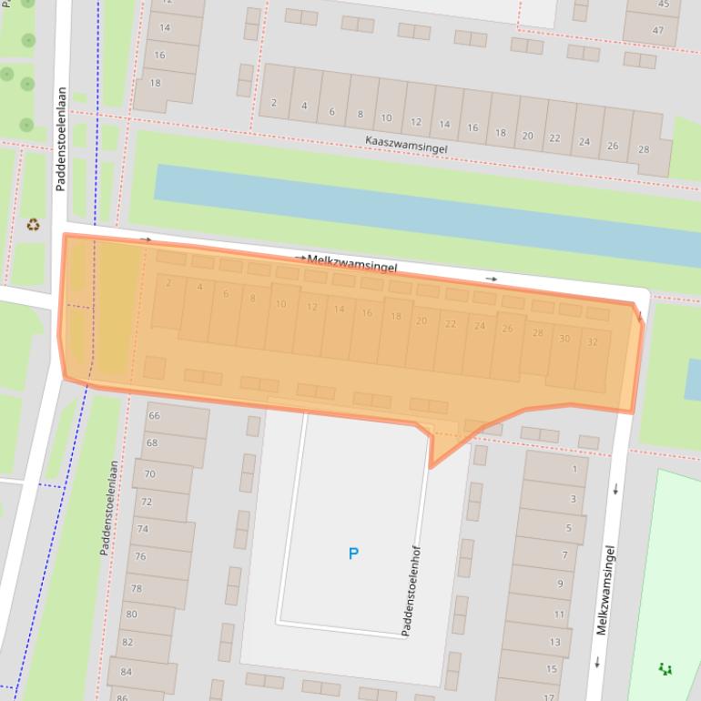 Kaart van postcodegebied 3451HN.