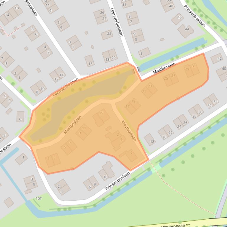 Kaart van postcodegebied 3451HP.