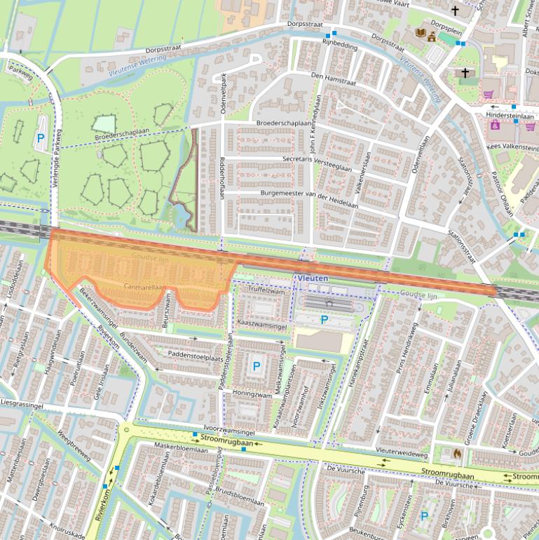 Kaart van postcodegebied 3451HV.
