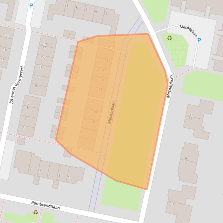 Kaart van postcodegebied 3451JH.