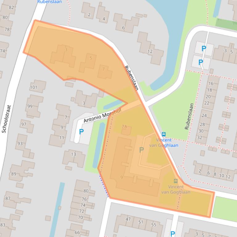 Kaart van postcodegebied 3451JK.