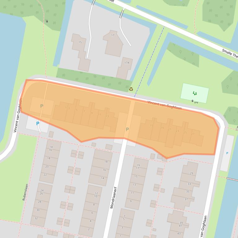 Kaart van postcodegebied 3451JN.