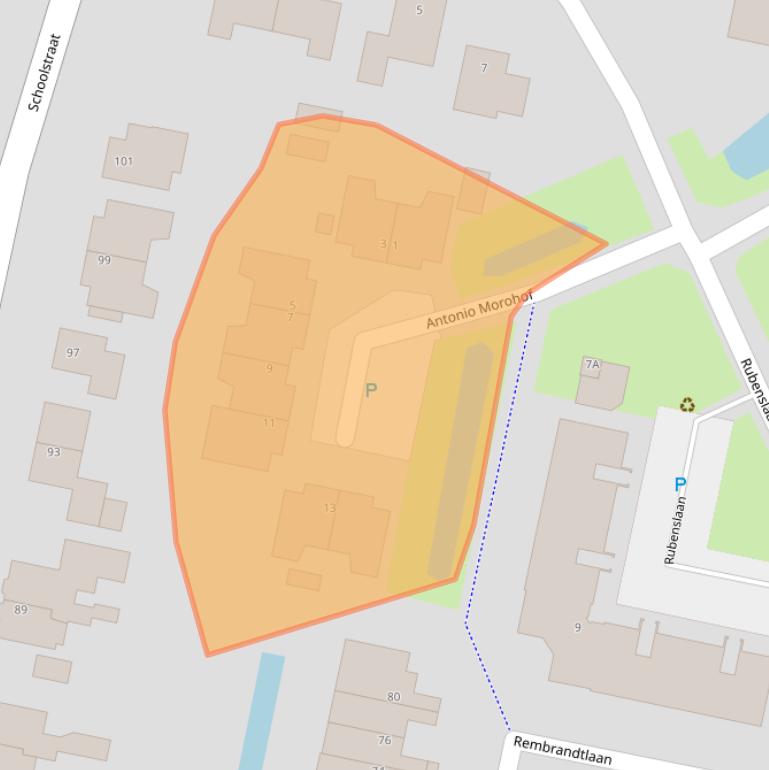 Kaart van postcodegebied 3451JR.