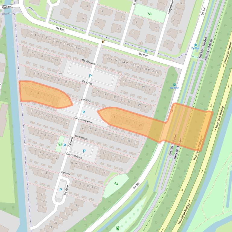 Kaart van postcodegebied 3451KH.