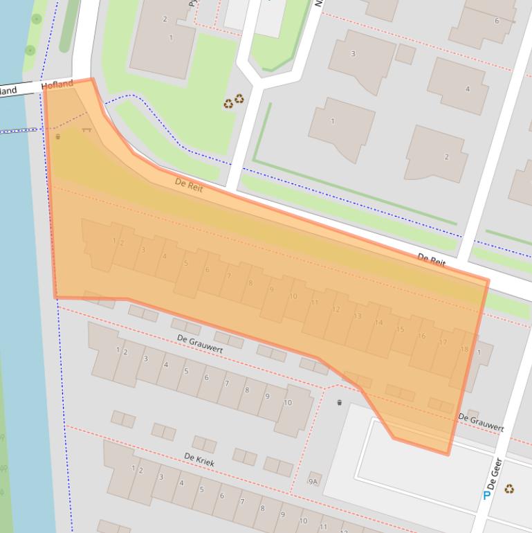 Kaart van postcodegebied 3451KM.