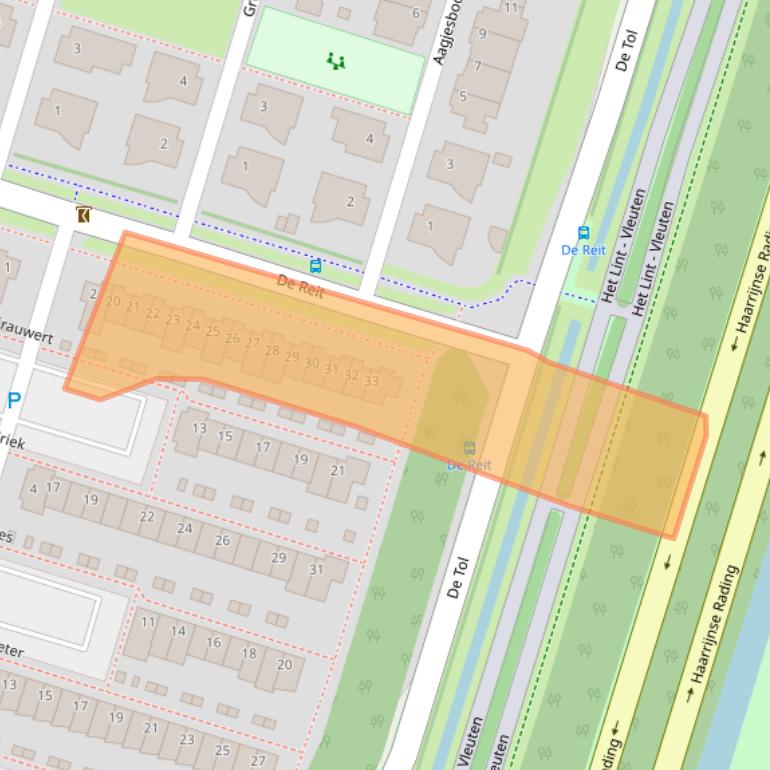 Kaart van postcodegebied 3451KN.