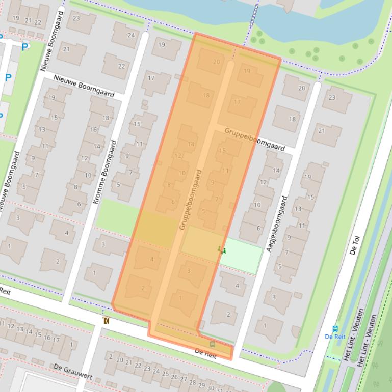 Kaart van postcodegebied 3451KS.