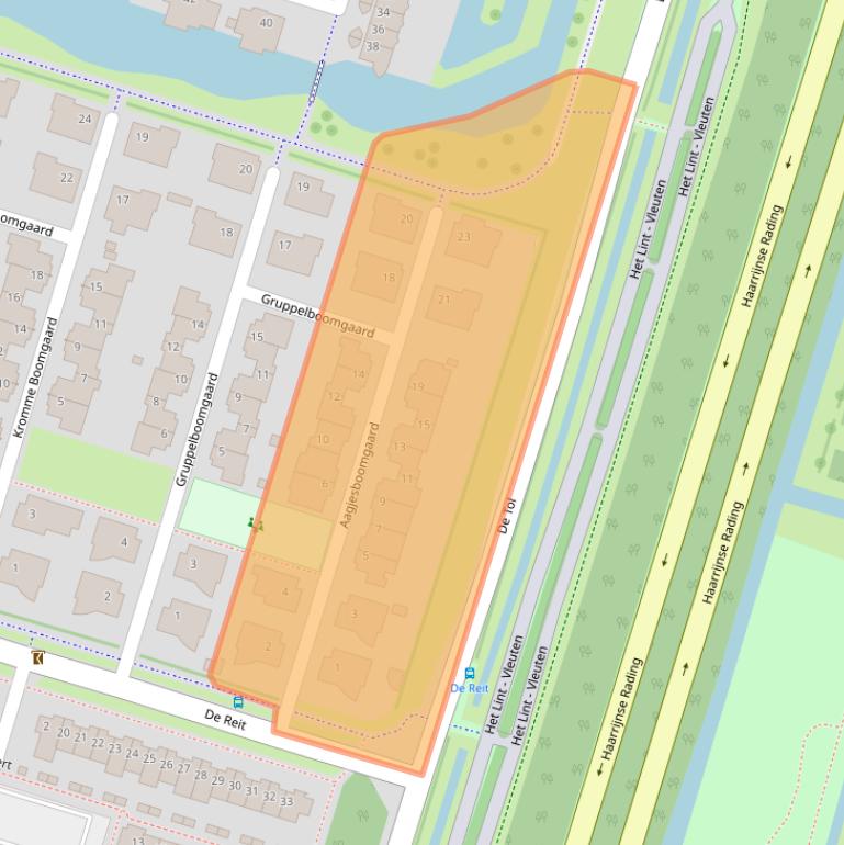 Kaart van postcodegebied 3451KT.