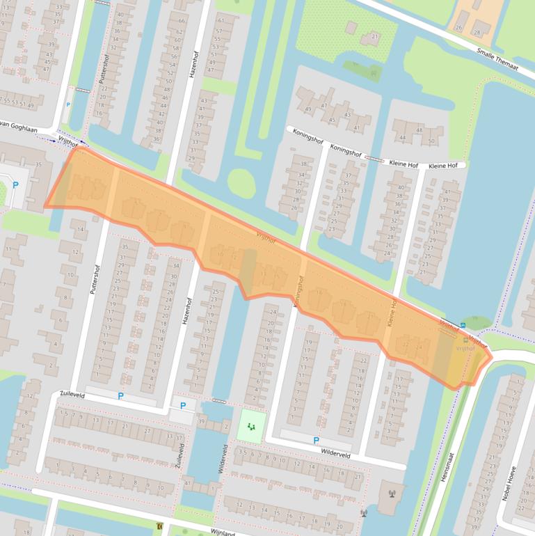 Kaart van postcodegebied 3451LJ.