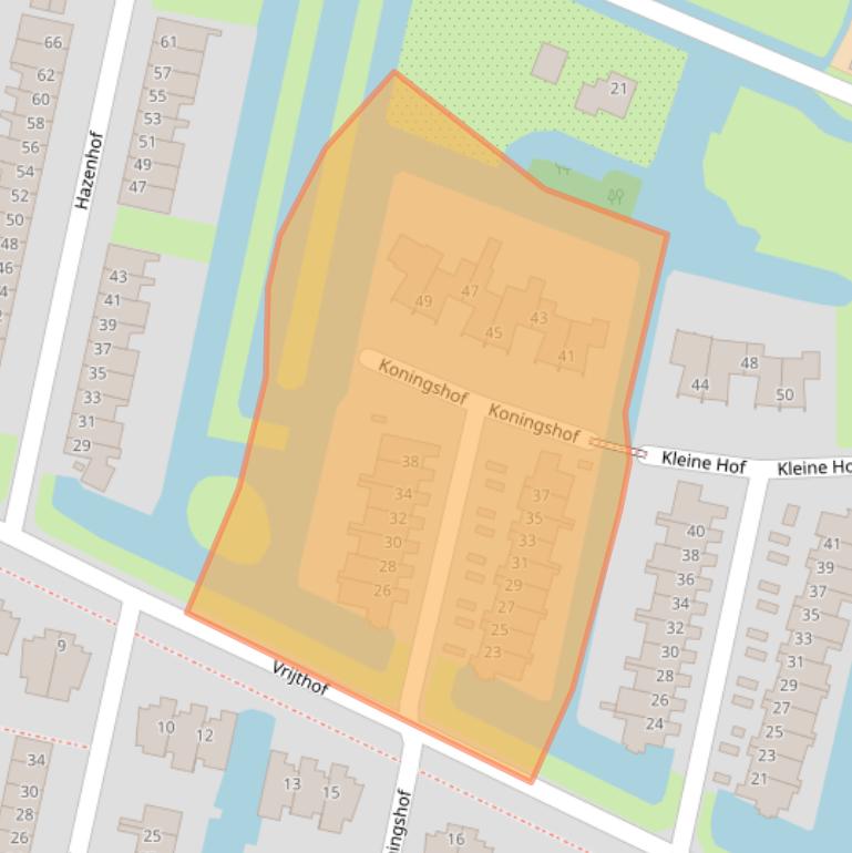 Kaart van postcodegebied 3451LM.