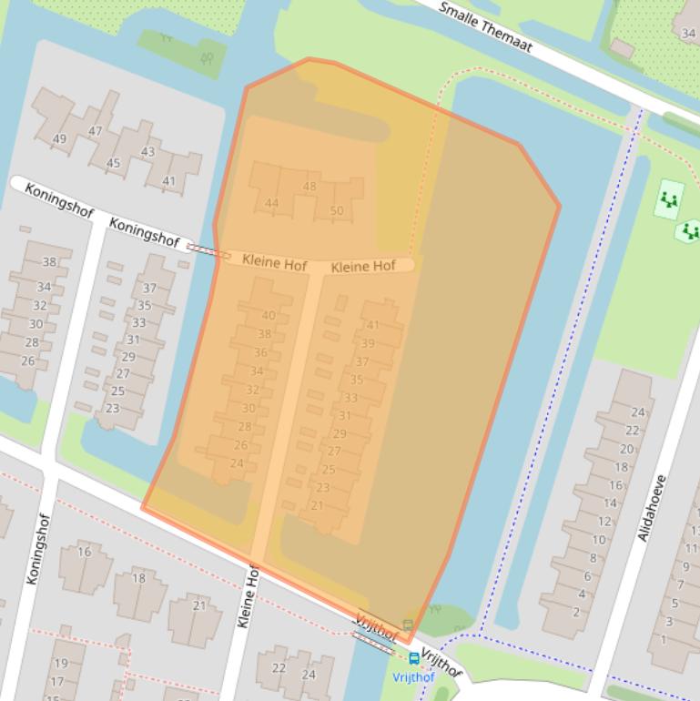 Kaart van postcodegebied 3451LN.