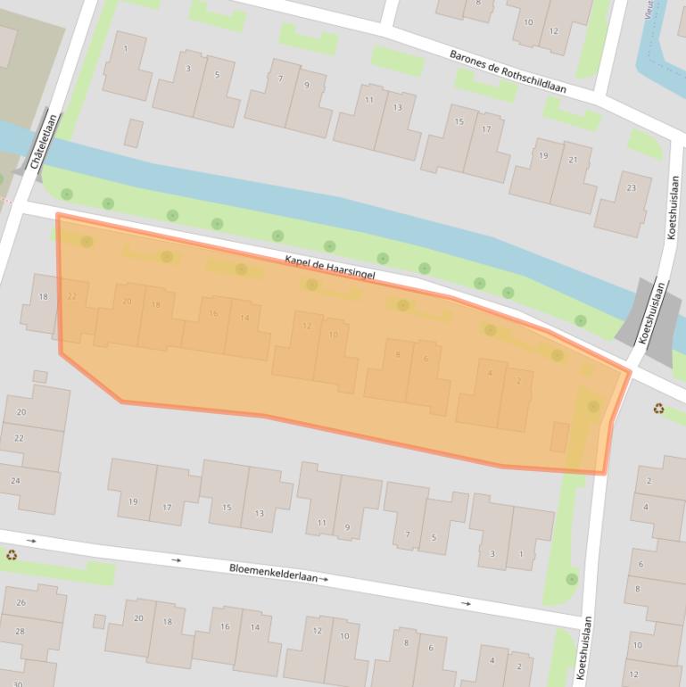 Kaart van postcodegebied 3451ME.