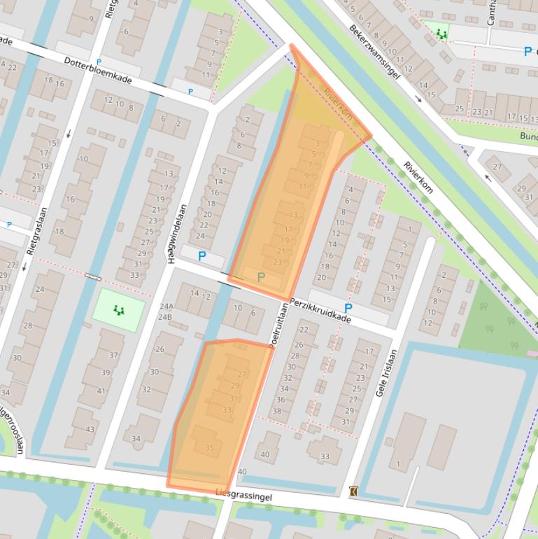 Kaart van postcodegebied 3451PB.