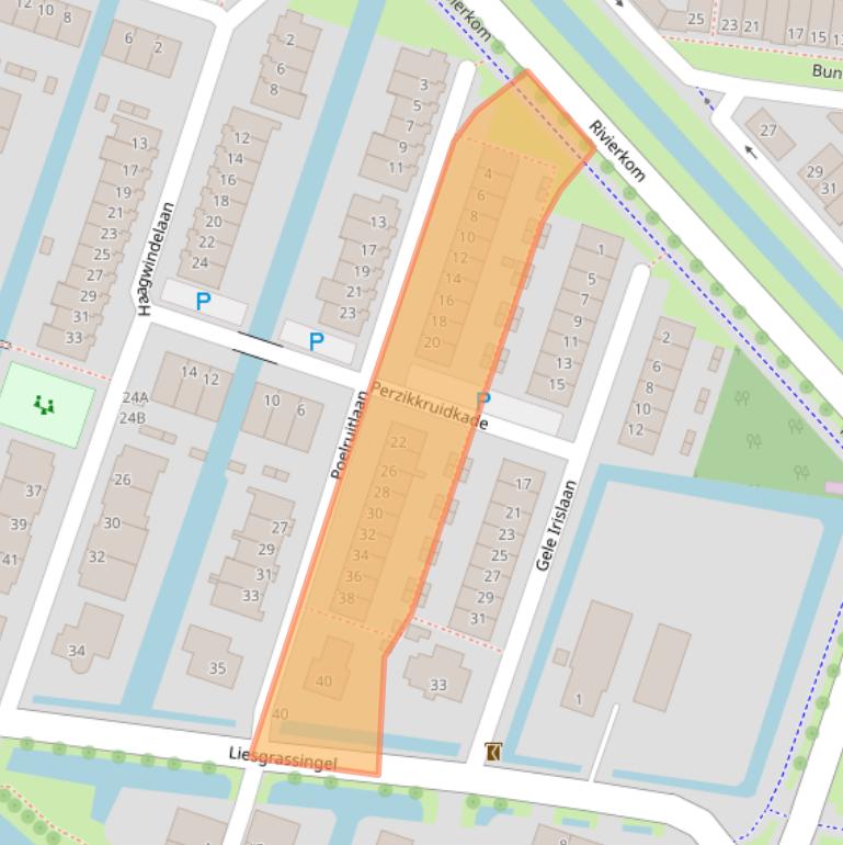 Kaart van postcodegebied 3451PC.