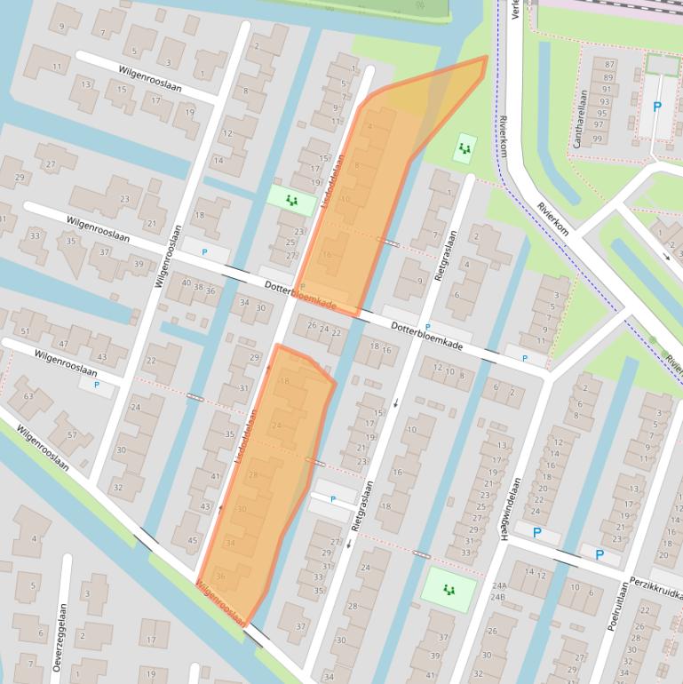 Kaart van postcodegebied 3451PM.