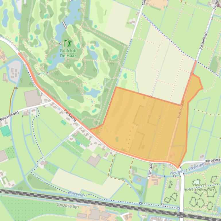 Kaart van postcodegebied 3451RH.