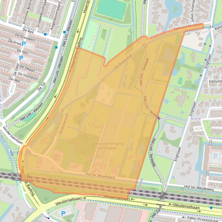 Kaart van postcodegebied 3451ST.