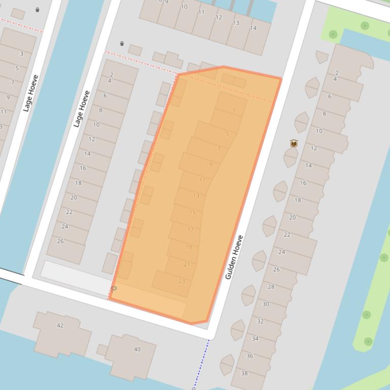 Kaart van postcodegebied 3451TE.