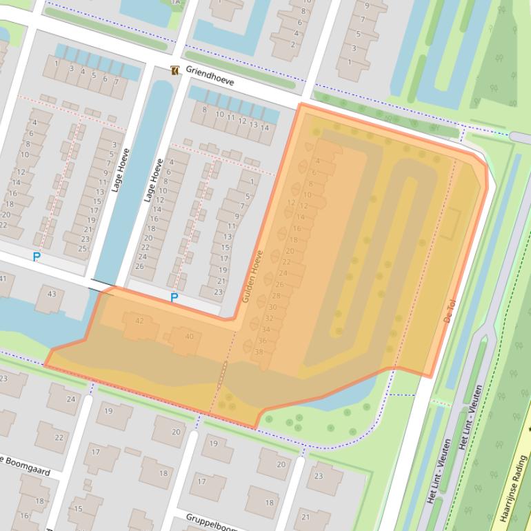 Kaart van postcodegebied 3451TG.