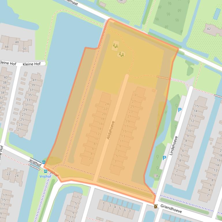 Kaart van postcodegebied 3451TK.