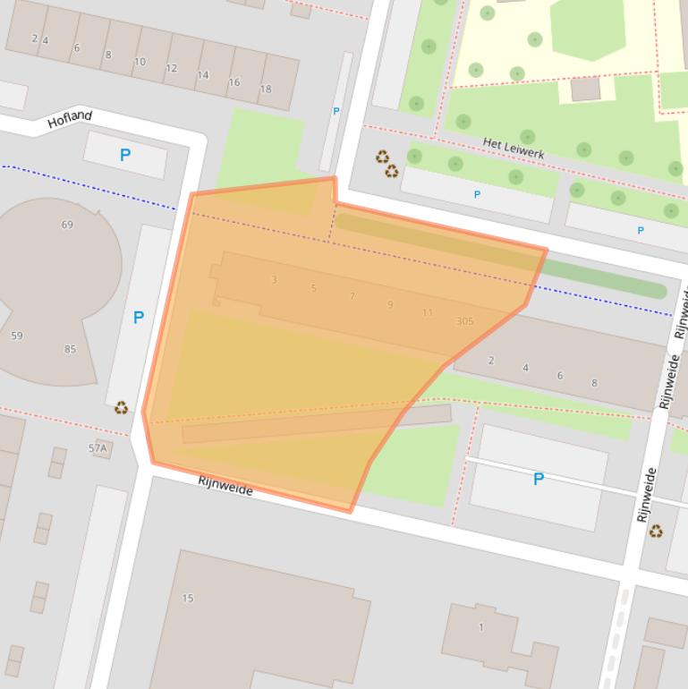 Kaart van postcodegebied 3451VG.