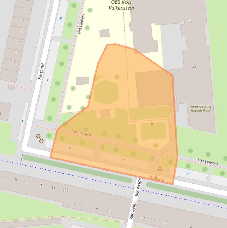 Kaart van postcodegebied 3451VJ.