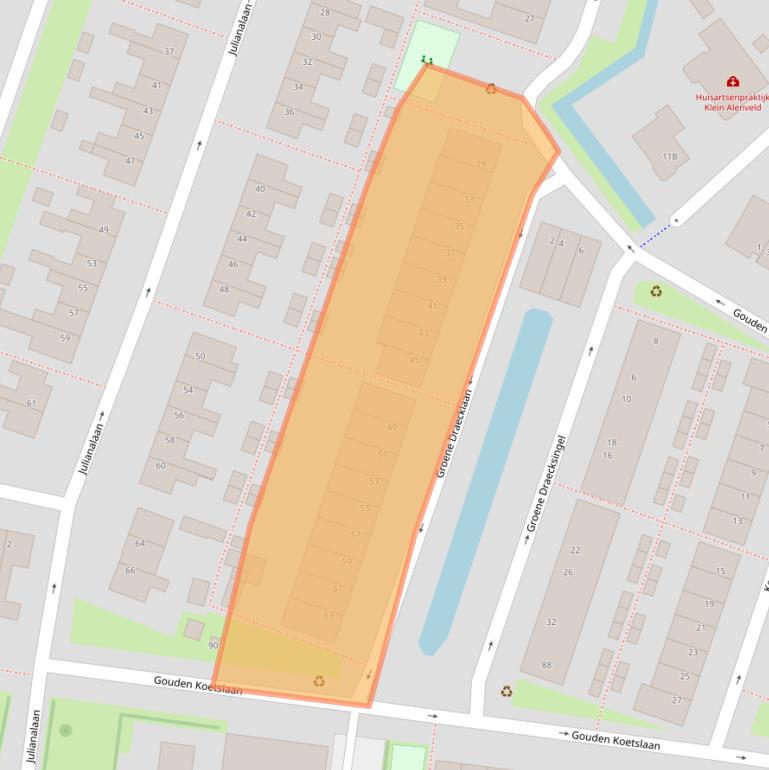 Kaart van postcodegebied 3451WB.