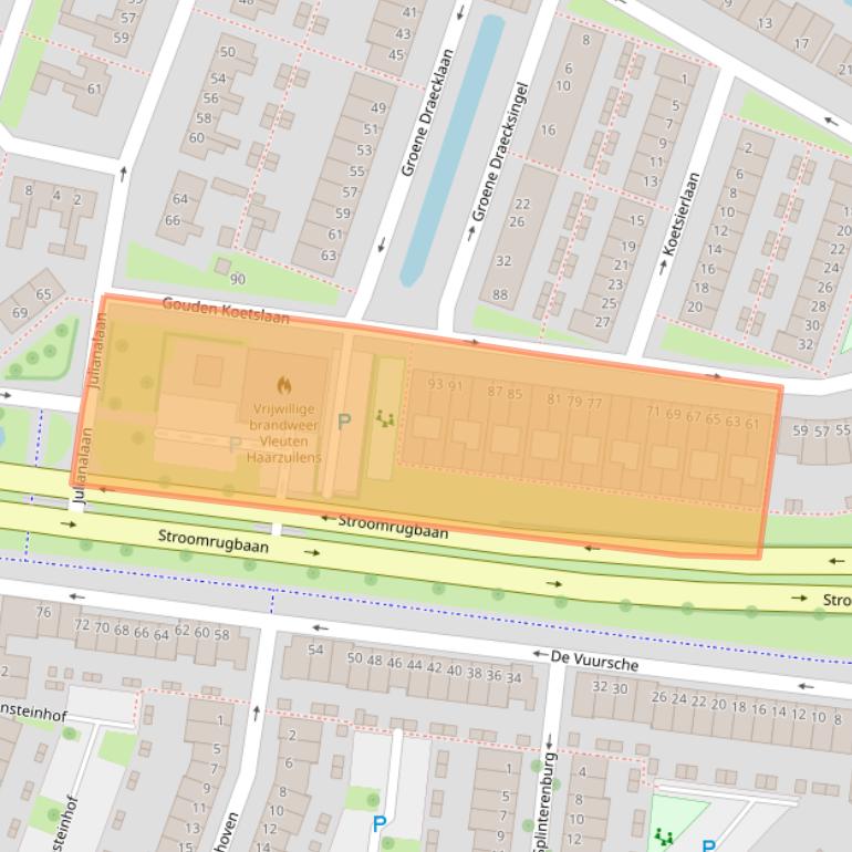 Kaart van postcodegebied 3451WE.