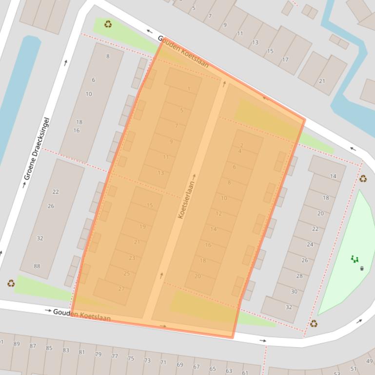 Kaart van postcodegebied 3451WH.