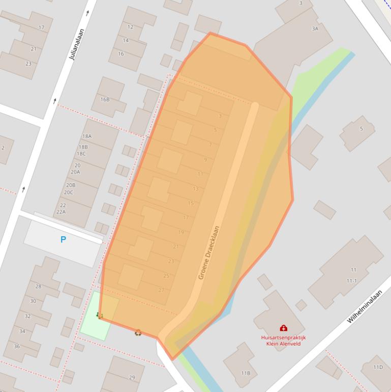 Kaart van postcodegebied 3451WJ.