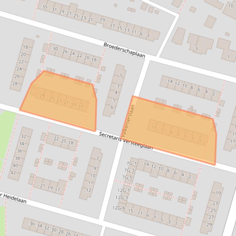 Kaart van postcodegebied 3451XG.