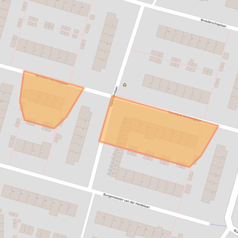Kaart van postcodegebied 3451XJ.