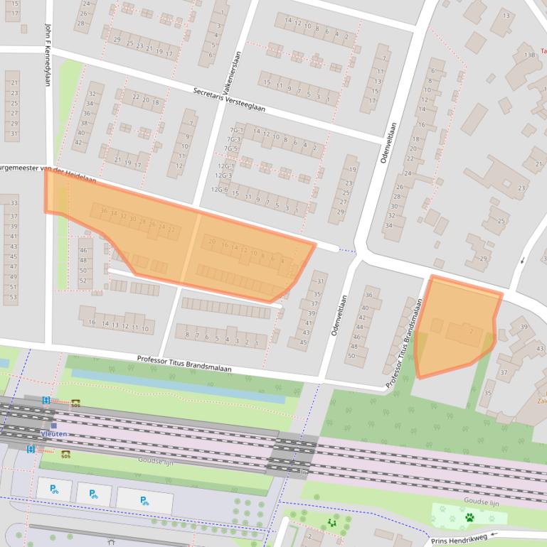 Kaart van postcodegebied 3451ZT.