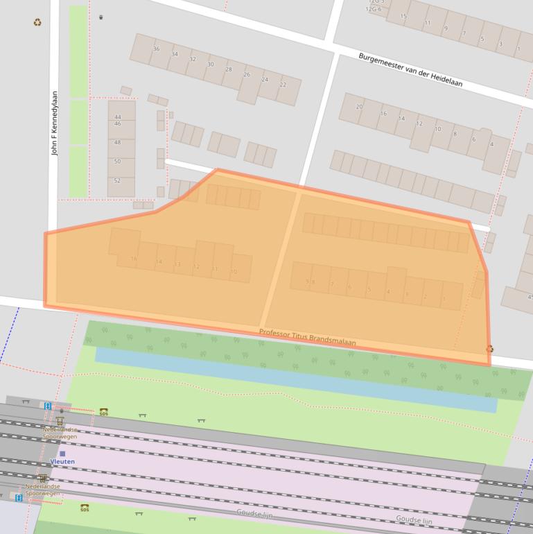 Kaart van postcodegebied 3451ZW.