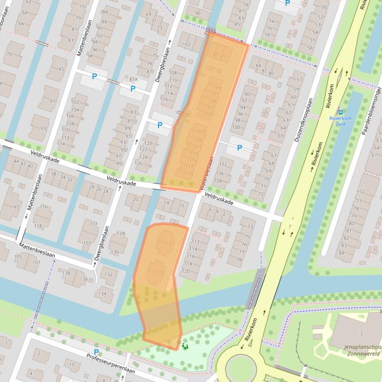 Kaart van postcodegebied 3452AN.