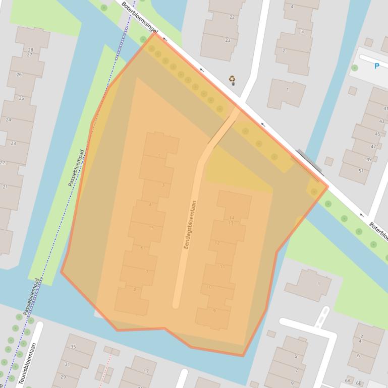 Kaart van postcodegebied 3452BP.