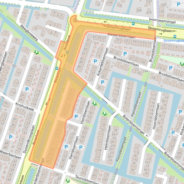 Kaart van postcodegebied 3452BS.