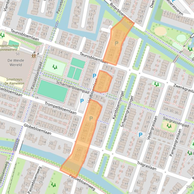 Kaart van postcodegebied 3452CL.
