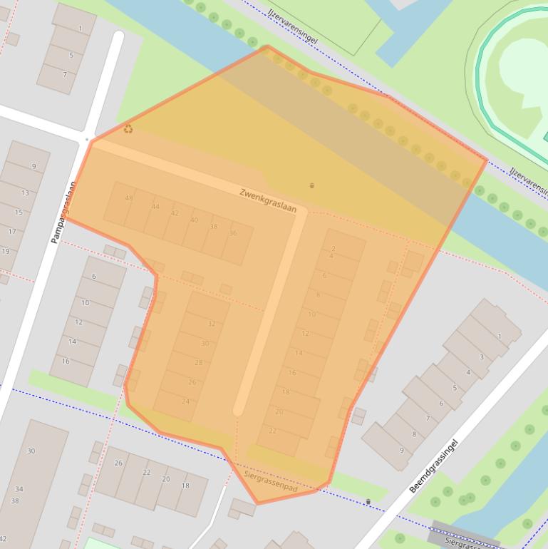 Kaart van postcodegebied 3452CV.