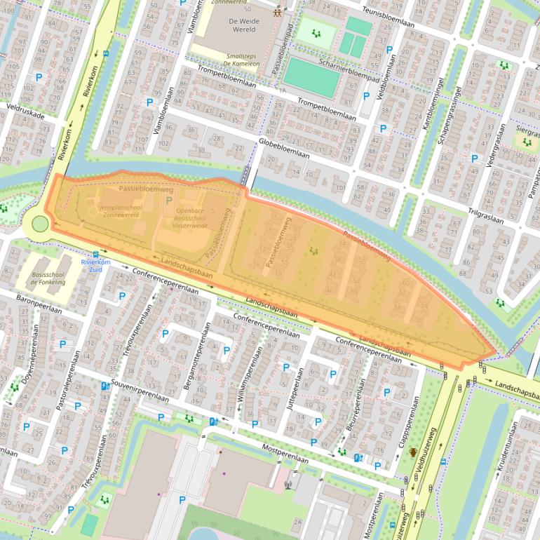 Kaart van postcodegebied 3452CZ.