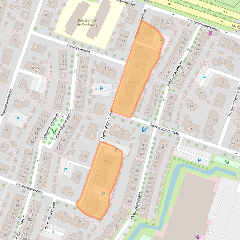 Kaart van postcodegebied 3452EB.