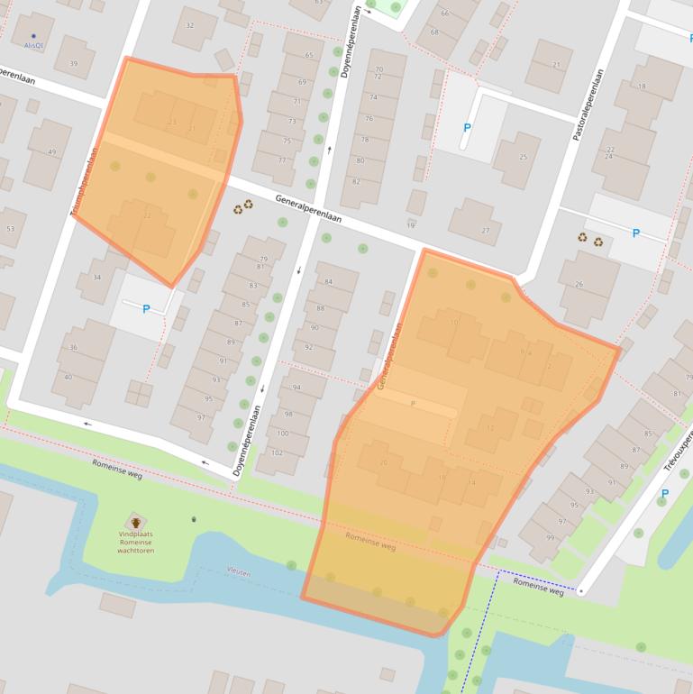 Kaart van postcodegebied 3452EH.