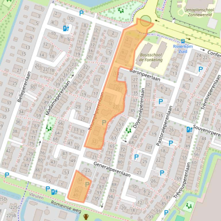 Kaart van postcodegebied 3452EL.