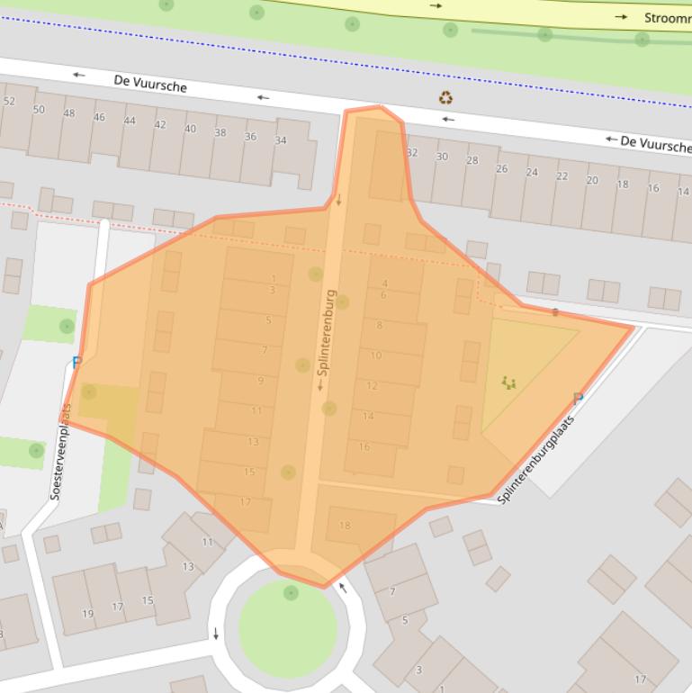 Kaart van postcodegebied 3452JR.