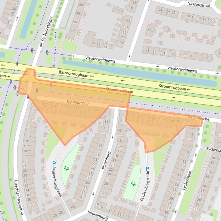 Kaart van postcodegebied 3452JV.