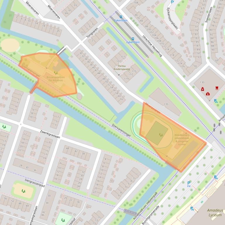 Kaart van postcodegebied 3452KH.