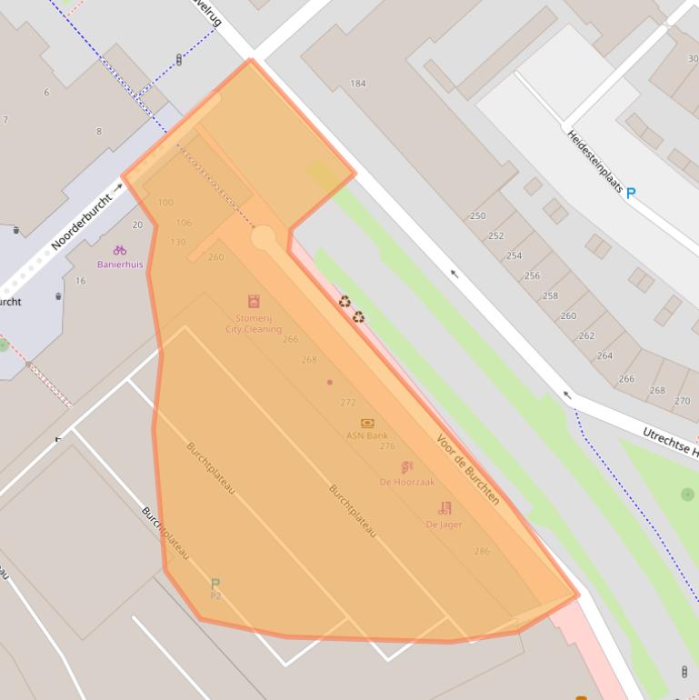 Kaart van postcodegebied 3452MB.