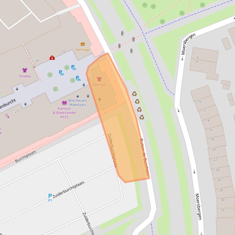 Kaart van postcodegebied 3452MC.