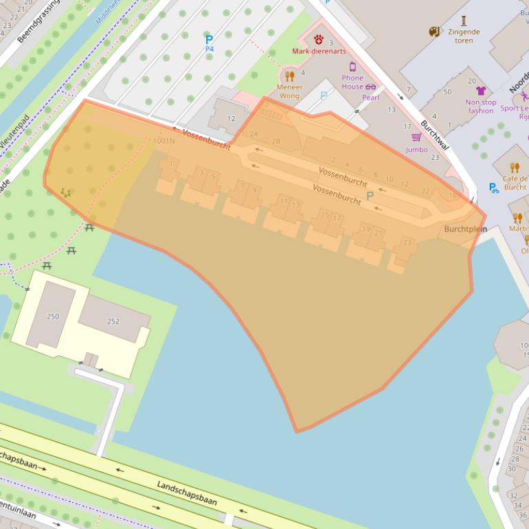 Kaart van postcodegebied 3452MK.