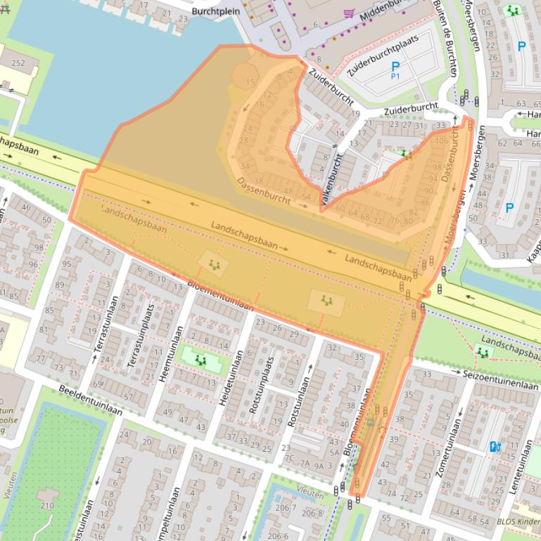 Kaart van postcodegebied 3452MN.